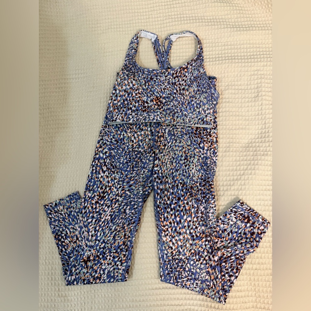 Old Navy Multicolor Patterned Activewear Set
